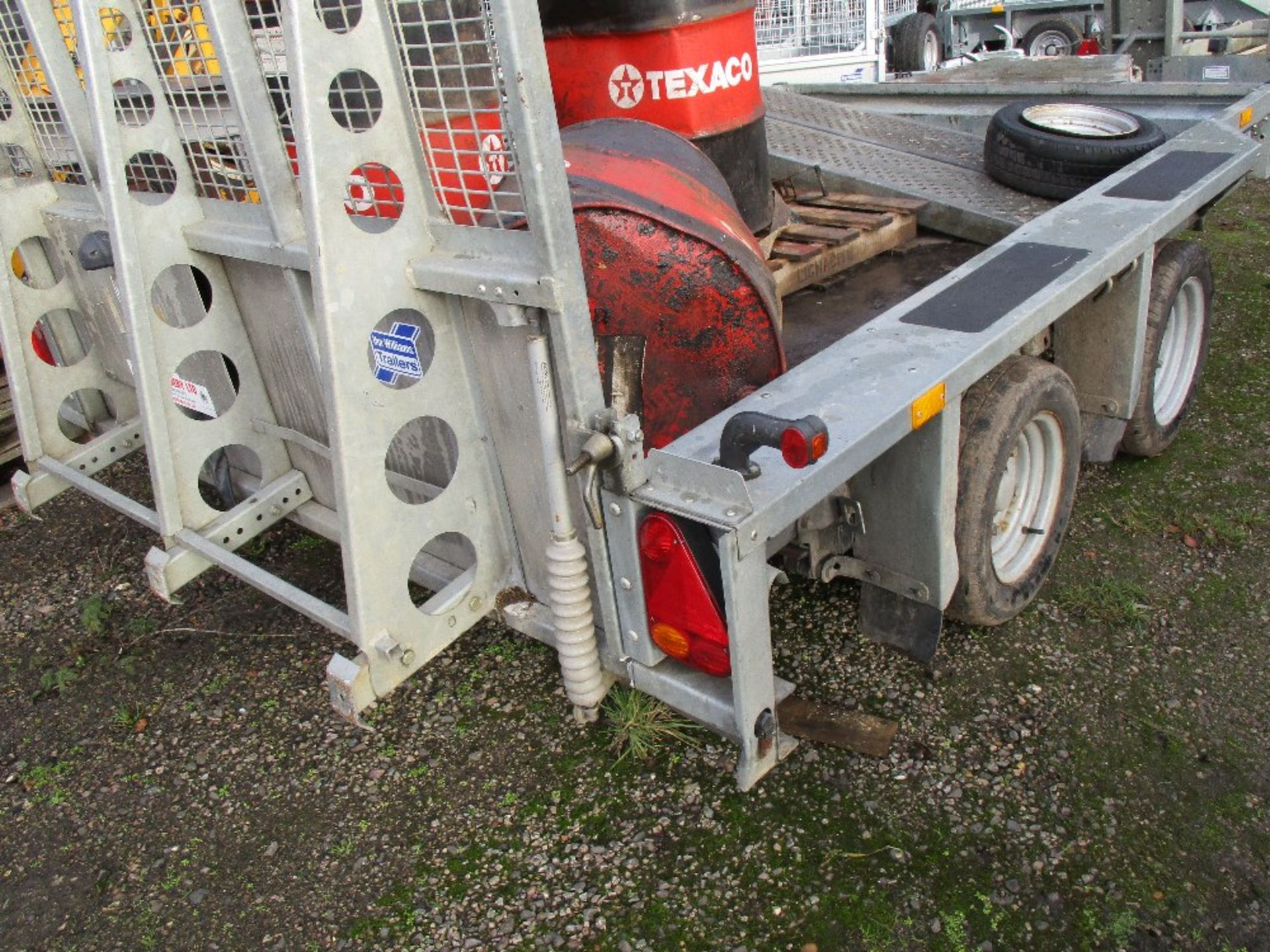 IFOR WILLIAMS GX106 MINI DIGGER TRAILER - Image 5 of 7