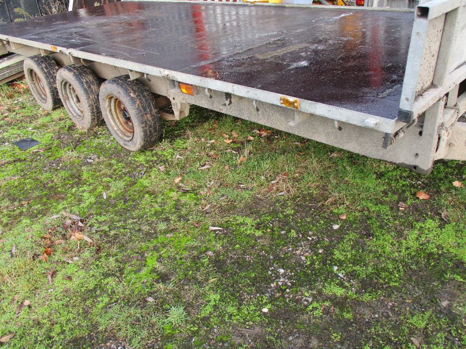 IFOR WILLIAMS LM166G 3 TRIAXLE PLANT TRAILER - Image 4 of 8