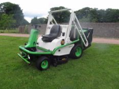 Etesia H124DS diesel ride on mower & high tip collector