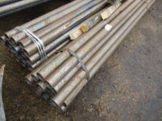 2 x Bundles of 27no.(54no total) approx. steel tubes 2.94m length approx.