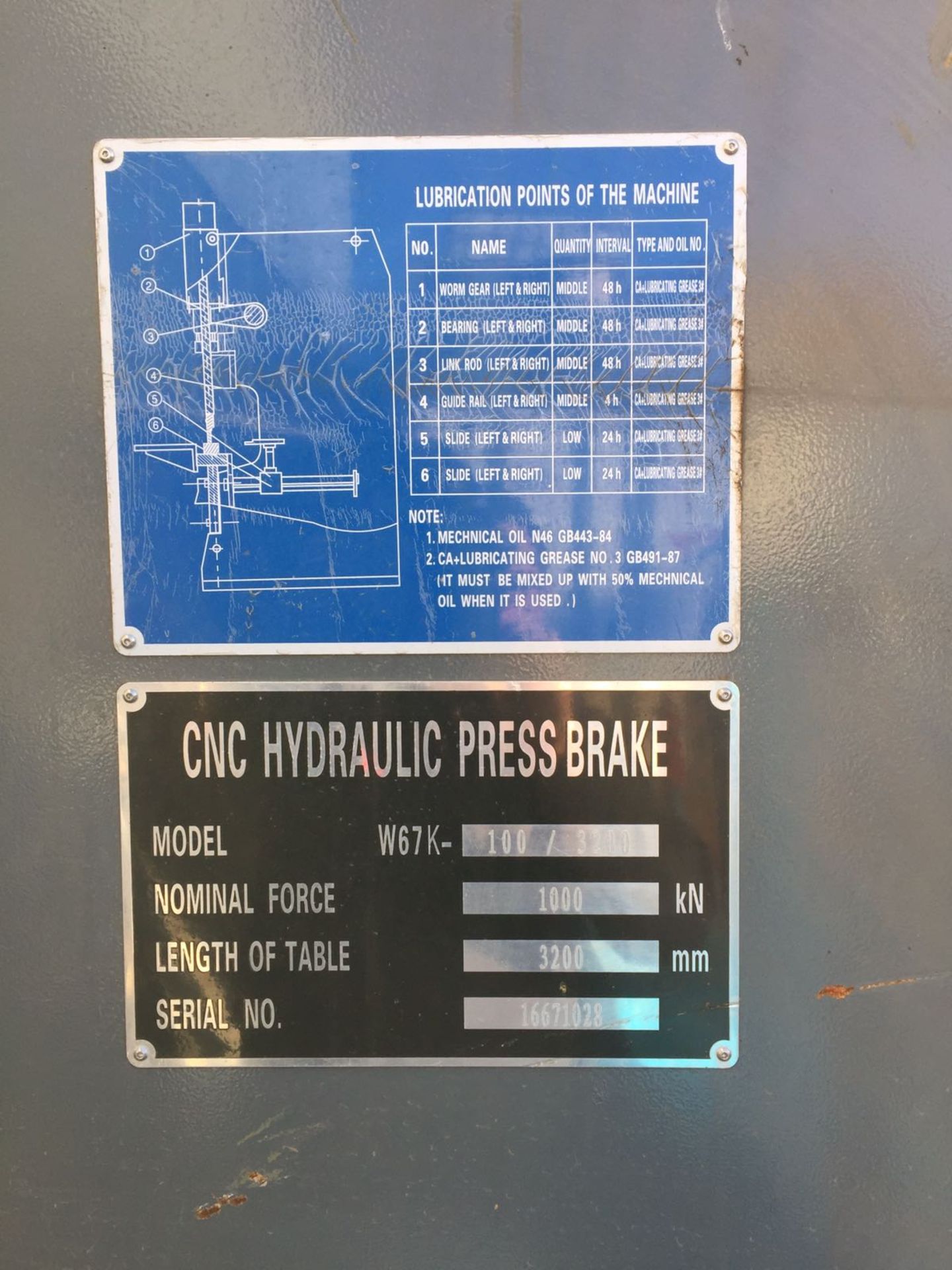 LARGE CAPACITY PRESS BRAKE....DAMAGED - Image 4 of 5