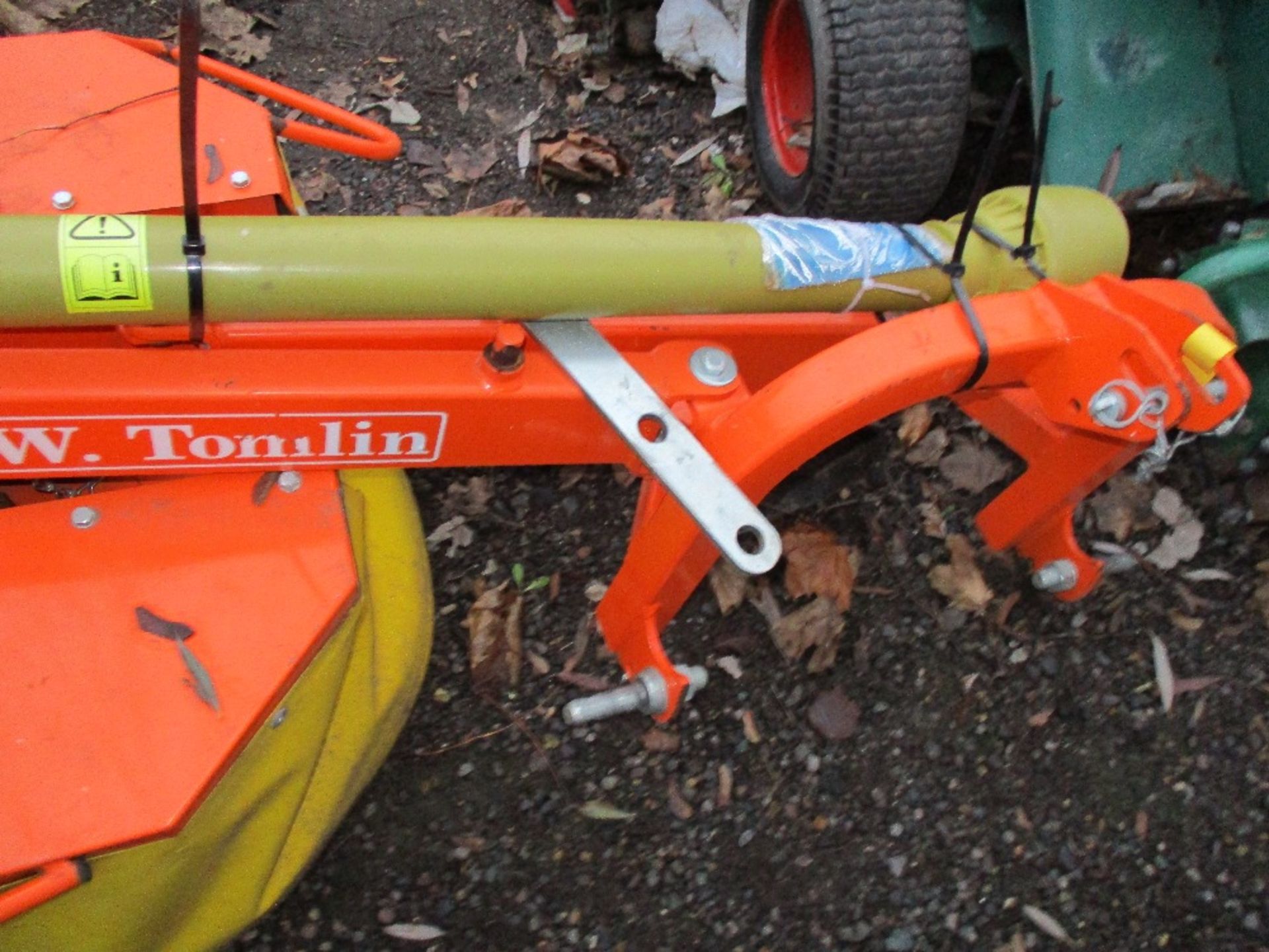 Compact tractor disc hay mower previous council useage - Image 3 of 5