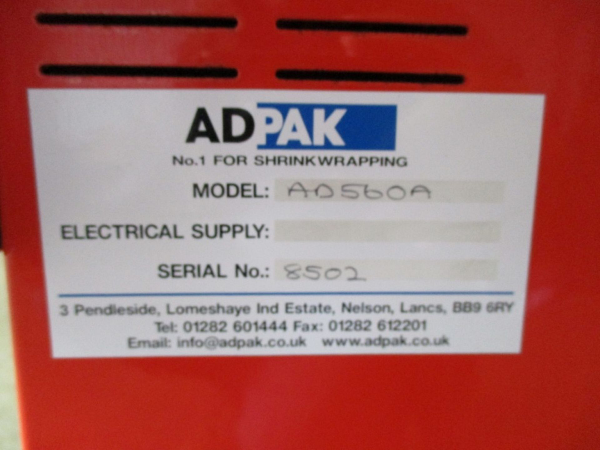 ADPACK SMIPACK S560NAE SHRINK WRAP UNIT - Image 5 of 7