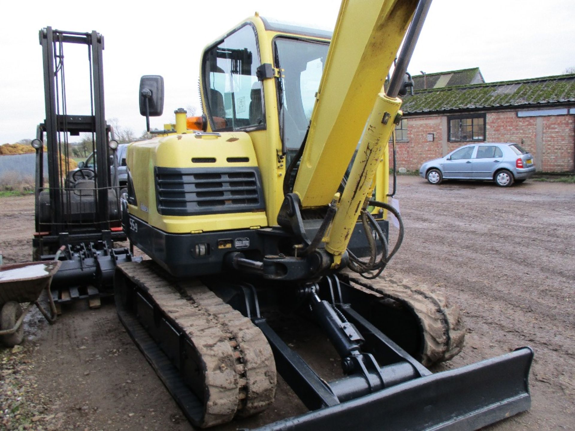 HYUNDAI R55-9 RUBBER TRACKED MIDI EXCAVATOR YEAR 2011 BUILD - Image 9 of 13