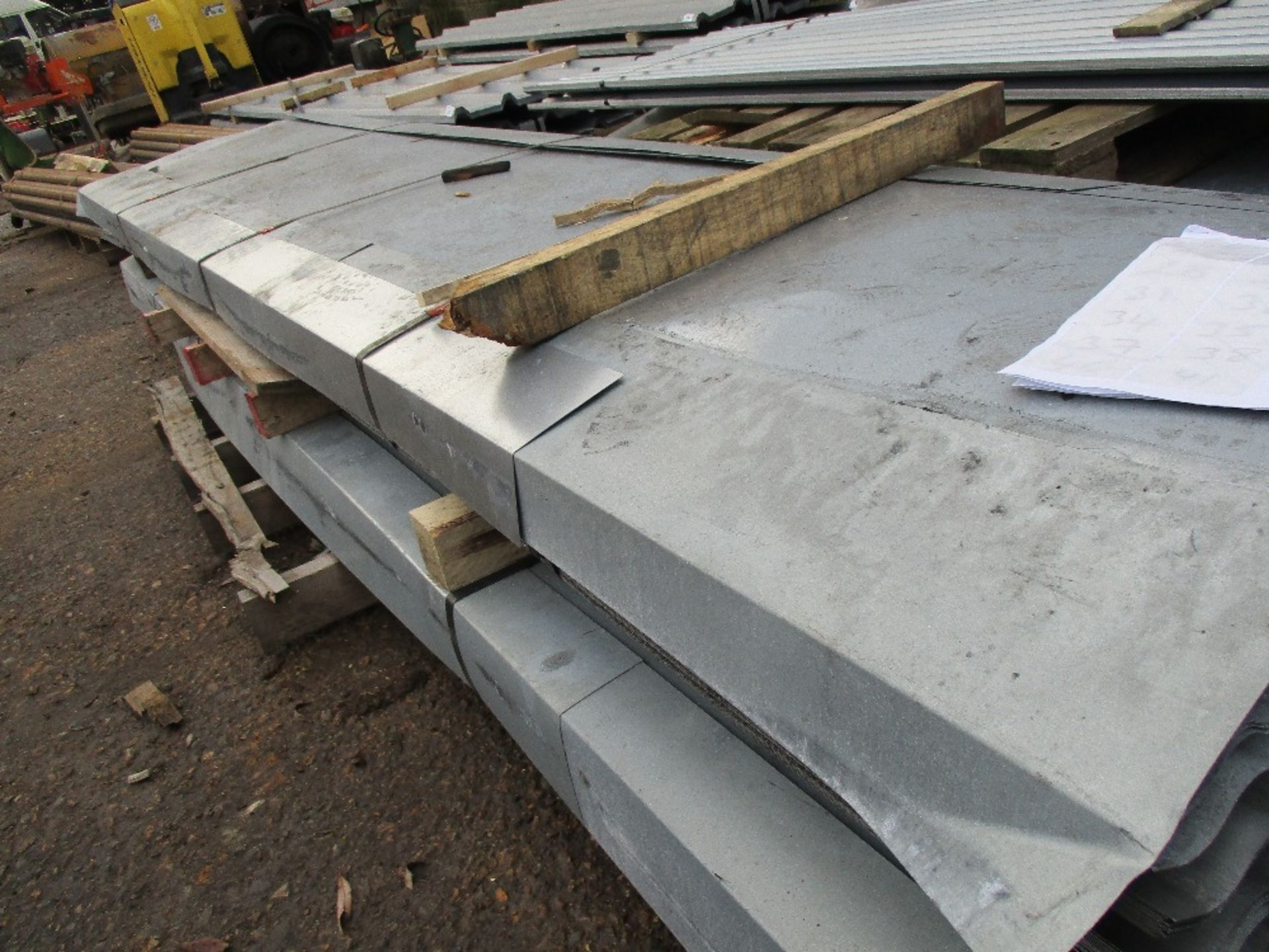 2 x Packs of 25no. 12ft corrugated galvanised roof sheets - Image 3 of 5