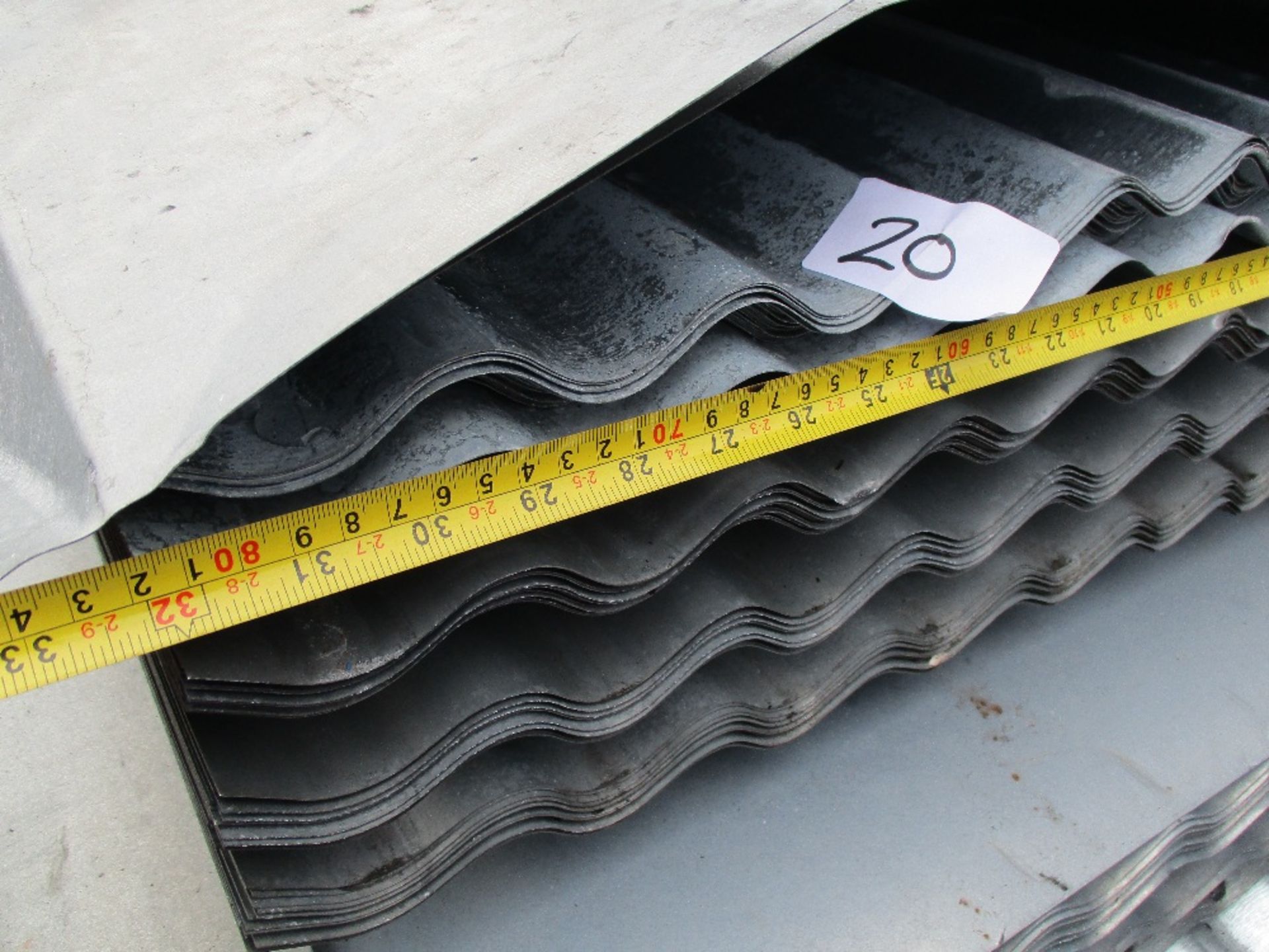 2 x Packs of 25no. 12ft corrugated galvanised roof sheets - Image 4 of 5