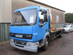 DAF LF45.150 BEAVERTAIL PLANT LORRY REG.AY53 CUJ