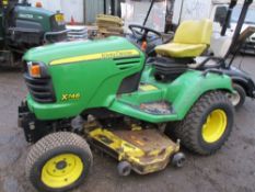 John Deere X748 professional ride on diesel engined mower year 2011 build