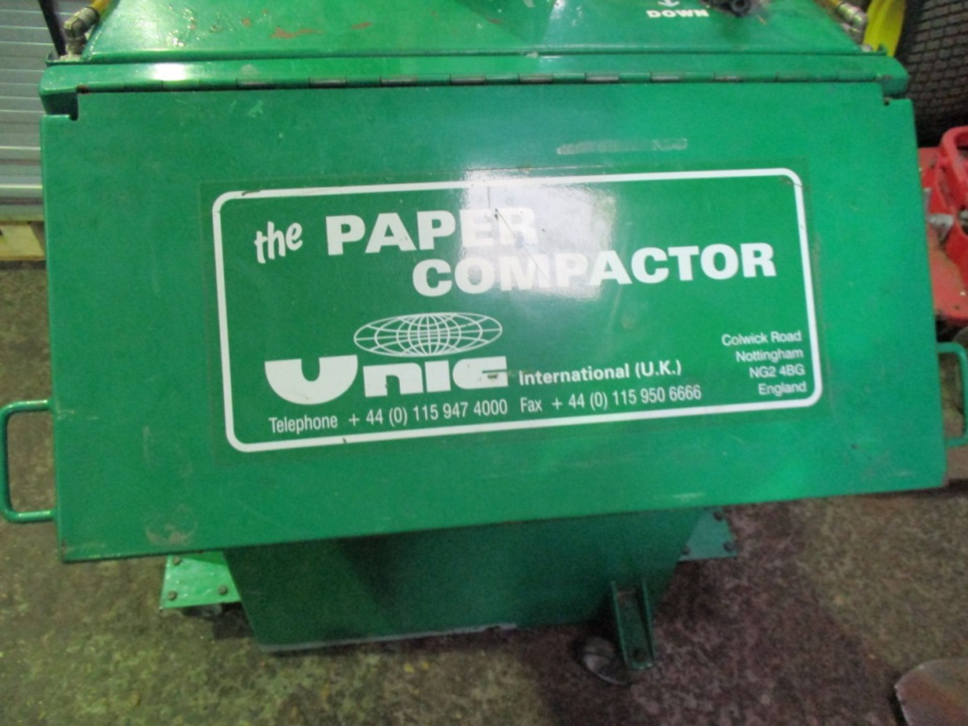 UNIC PAPER COMPACTOR UNIT - Image 6 of 6