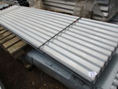 2 x packs of 25no. (50no in total) 10ft corrugated galvanised roof sheets