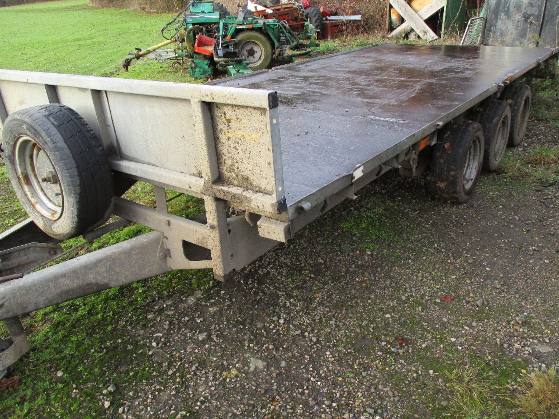 IFOR WILLIAMS LM166G 3 TRIAXLE PLANT TRAILER - Image 7 of 8