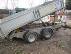 IFOR WILLIAMS TWIN WHEEL TIPPER TRAILER