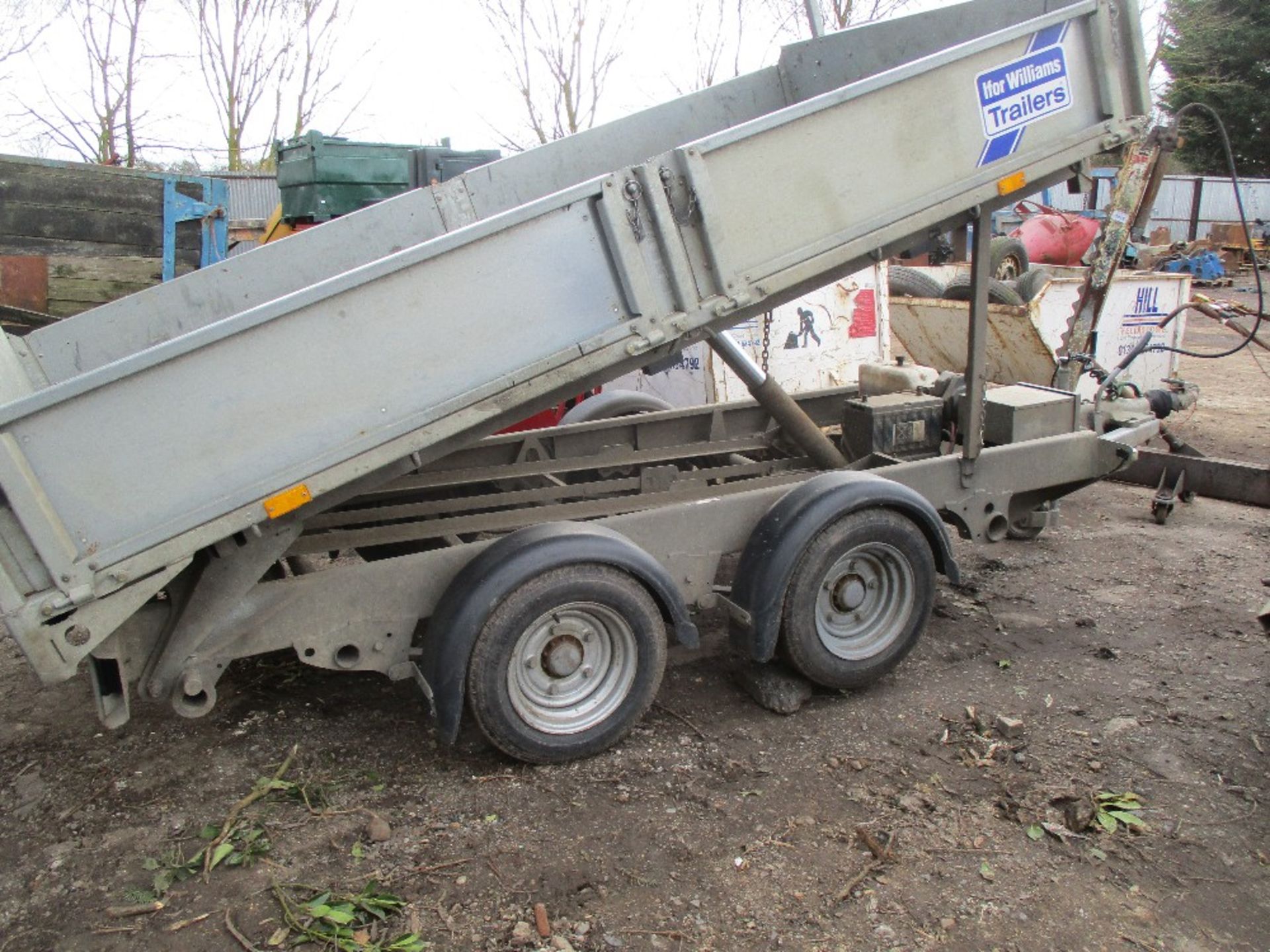 IFOR WILLIAMS TWIN WHEEL TIPPER TRAILER