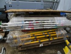 ASSORTED ALUMINIUM AND GRP SCAFFOLD PARTS