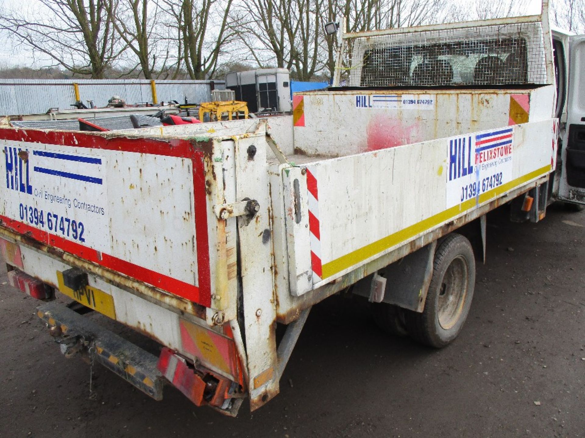 Ford Transit double cab drop side bodied truck c/w tail lift reg. - Image 7 of 10