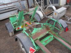 2 X BENFORD ROLLER TRAILERS GREEN