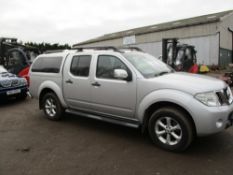 NISSAN NAVARA DOUBLE CAB PICKUP WITH REAR CANOPY