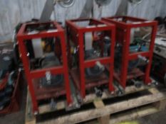 3 X Dynapac 415v BT90 screed beam drive heads c/w winches