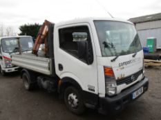 NISSAN CABSTAR PICKUP WITH REAR MOUNTED CRANE