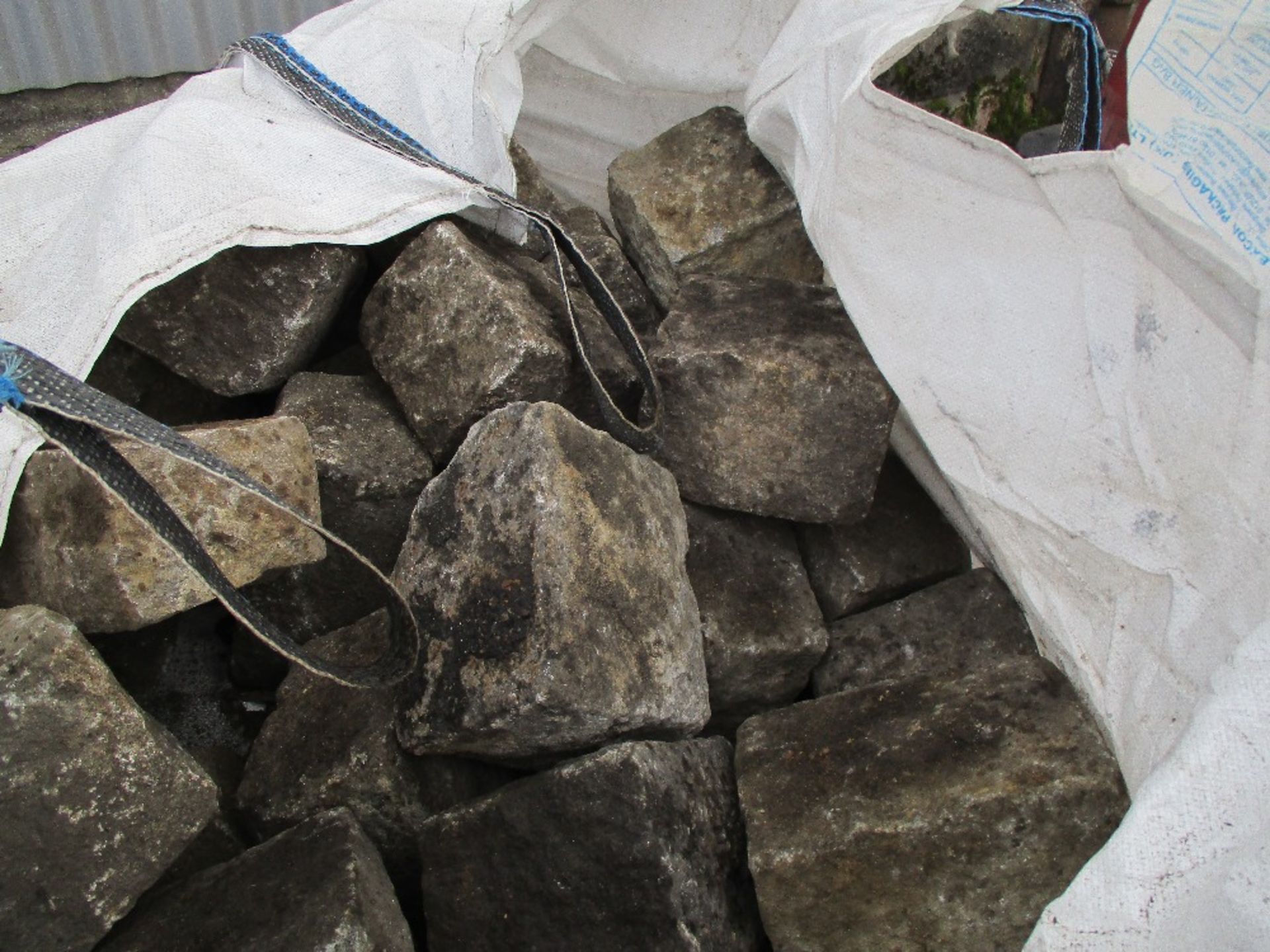 8NO. Bulk bags of granite kerbs/rockery stones - Image 2 of 3