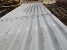 2 X Packs of 25no. 12ft galvanised corrugated roof sheets..50 SHEETS INTOTAL