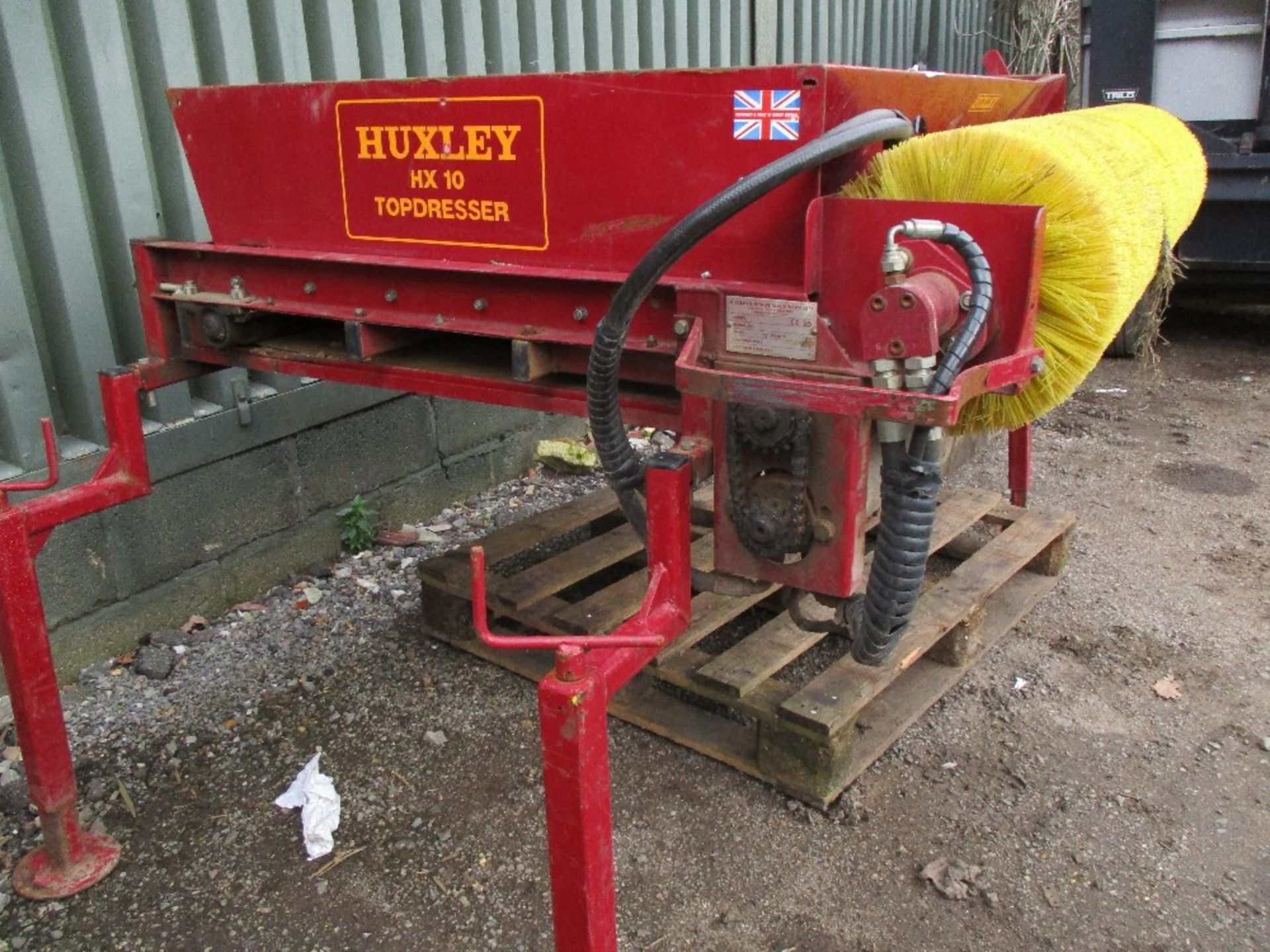 Huxley HX10 hydraulic topdresser to suit utility vehicle/compact tractor