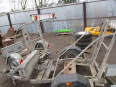 2 X INDESPENSION ROLLER TRAILERS GALVANISED