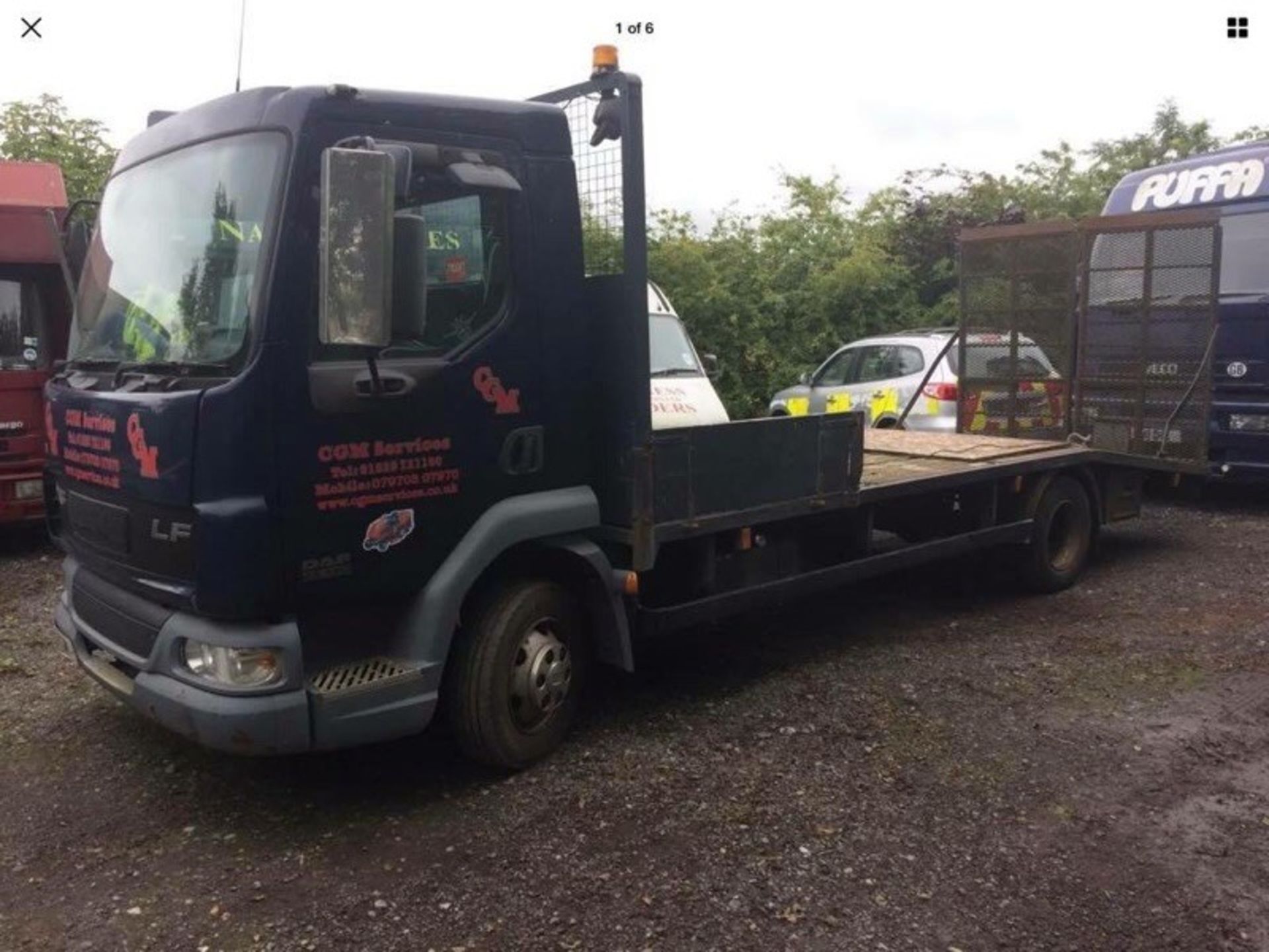 DAF LF45 140 beavertail plant lorry