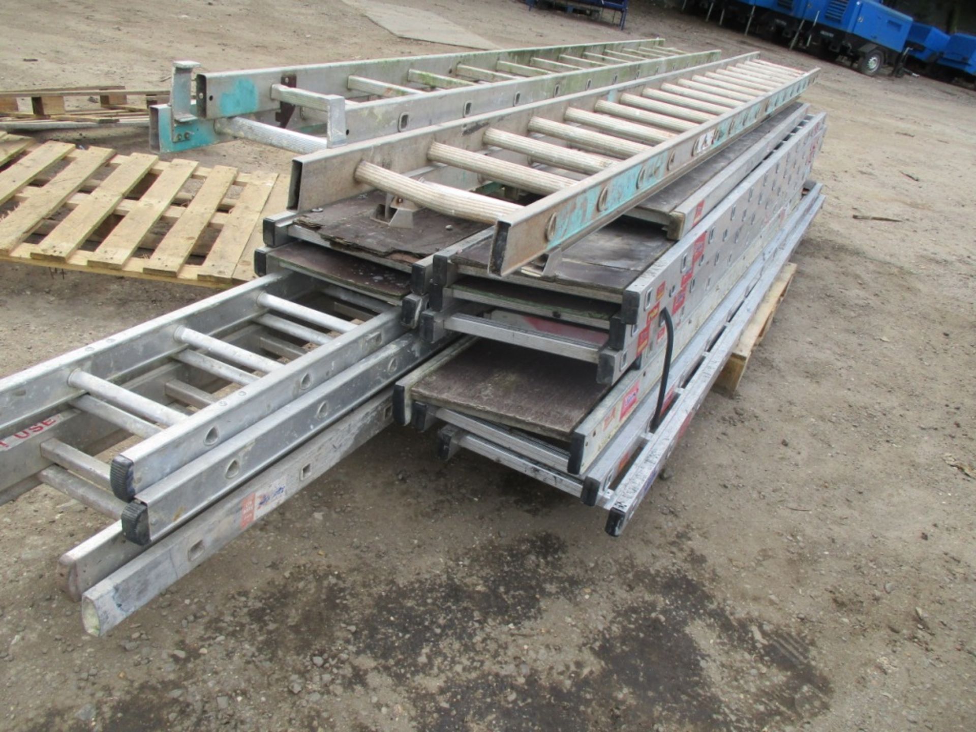 Quantity of assorted ladders and staging boards - Image 3 of 3