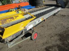 Shifta 110volt conveyor unit with hopper. year 2011 build 4.4metre length