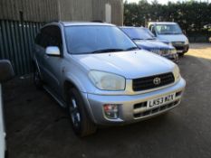 Toyota RAV4 automatic reg:LK53 WZX