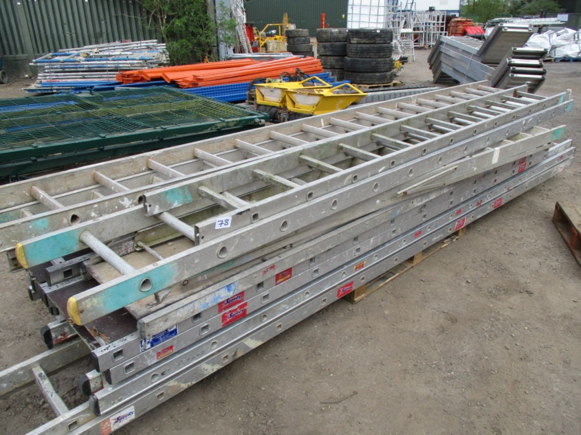 Quantity of assorted ladders and staging boards - Image 2 of 3