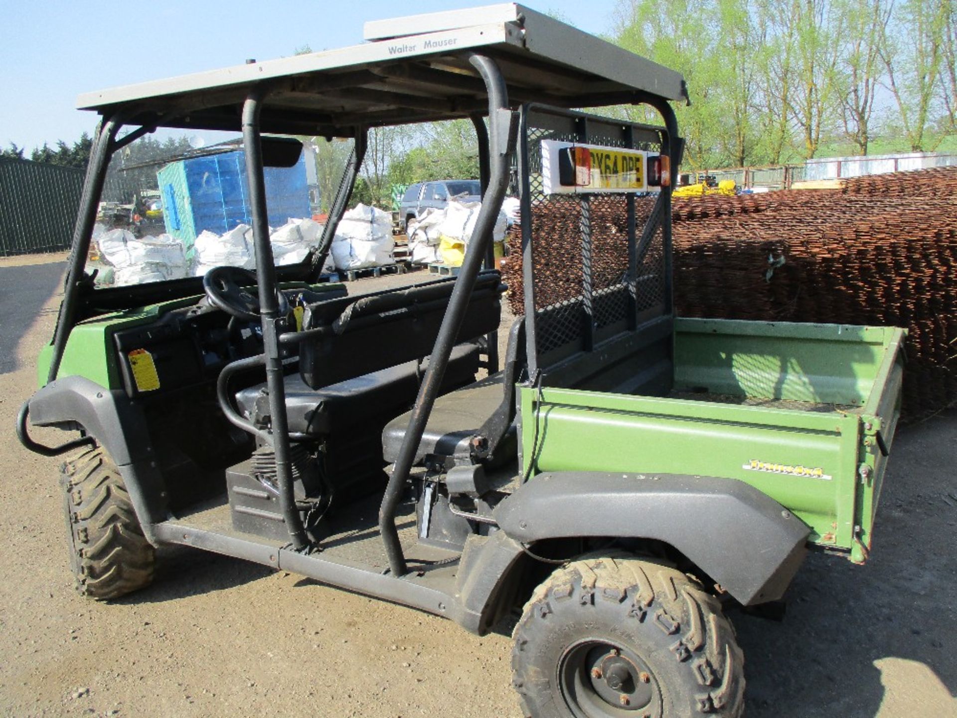 Kawasaki Transmule utility vehicle, yr2014, reg. DX64 DPE - Image 4 of 5