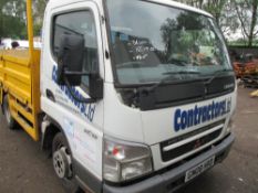 Mitsubishi Fuso 3C13 3500kg tipper, reg. GN08 HRD