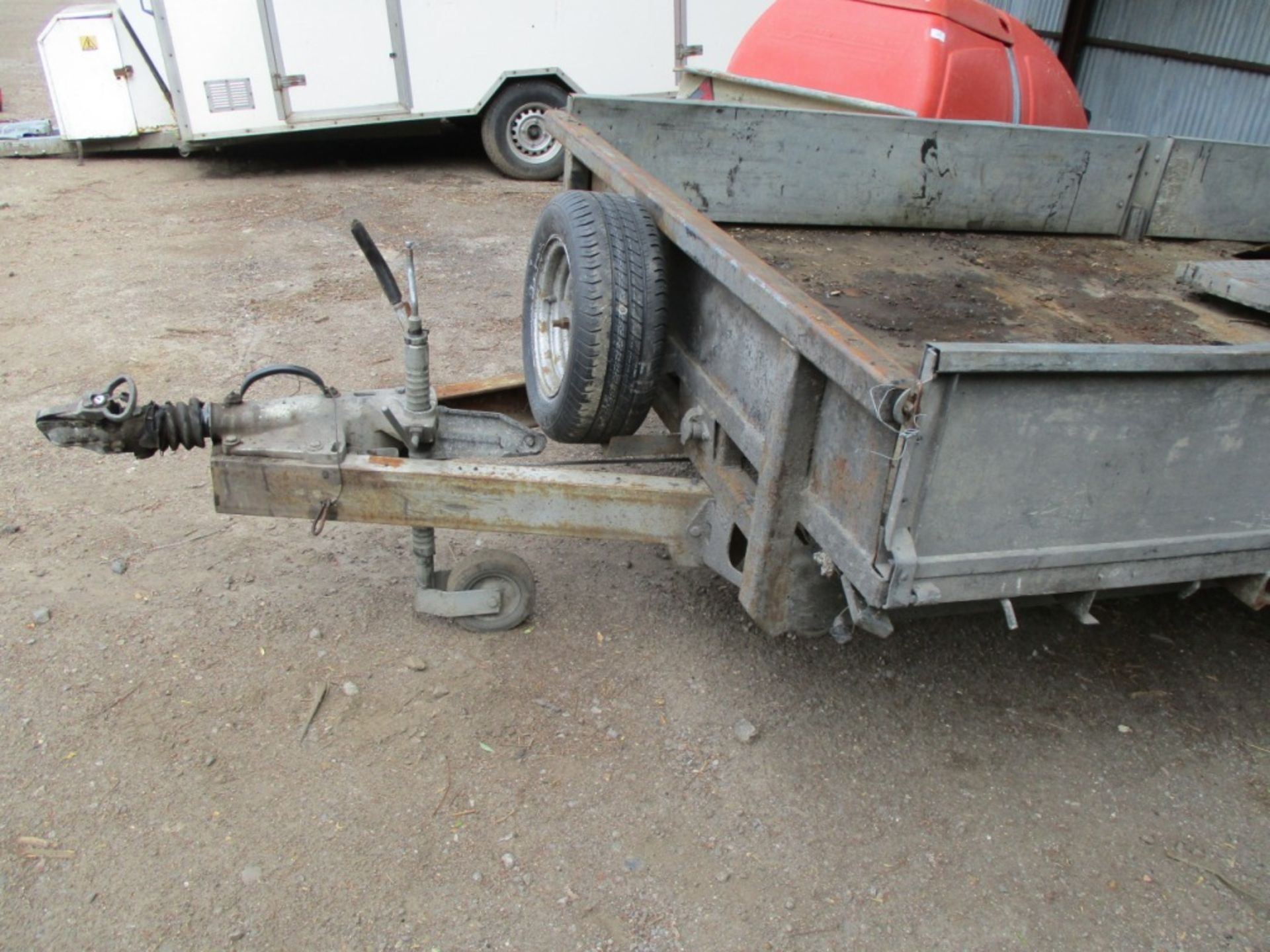 Ifor Williams 14ft twin axled plant trailer with ramps - Image 2 of 5