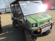 Kawasaki Transmule utility vehicle, yr2014, reg. DX64 DPE