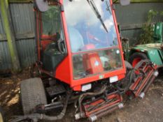 Jacobsen 4WD LF3400 5-gang cylinder mower c/w cab, SN: 67840