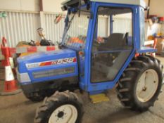 ISEKI TK538 4WD TRACTOR WITH CAB 918 REC HRS GRASS TYRES