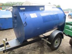 MAIN 1000 LITRE TOWED BOWSER WITH PUMP SN:6754.