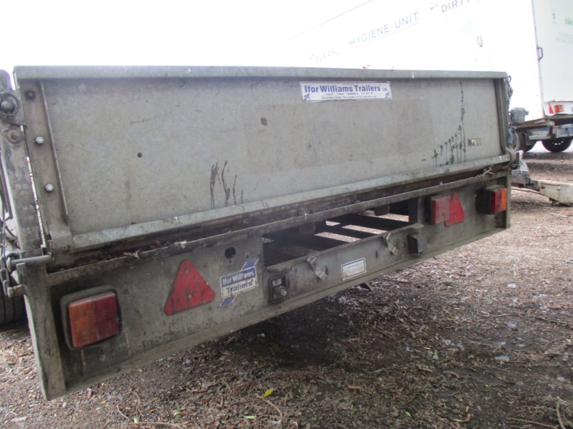 Ifor Williams 14ft twin axled plant trailer with ramps - Image 5 of 5
