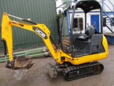 JCB 801-4 MINI DIGGER YEAR 2013 BUILD 1092 REC HRS