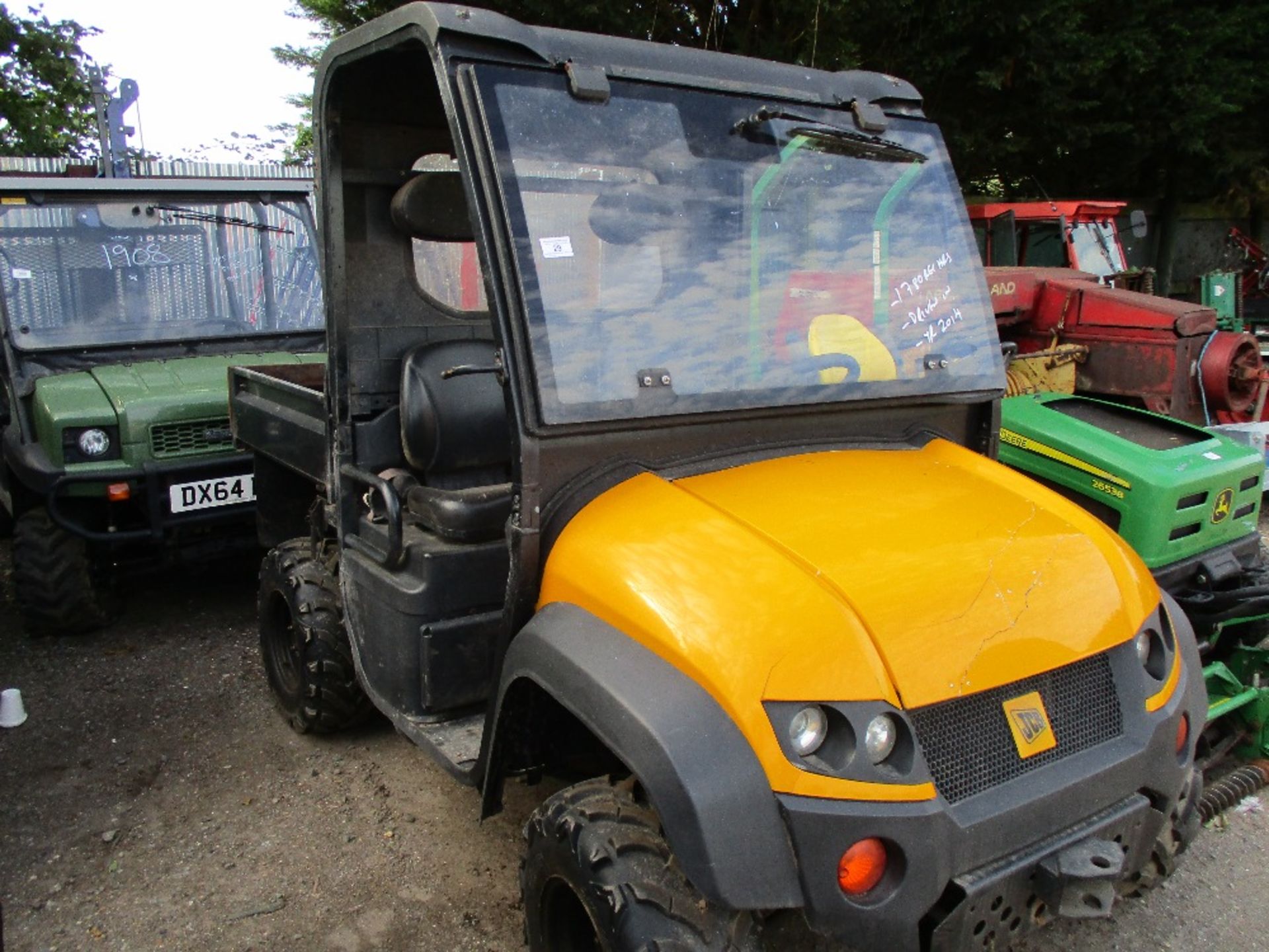 JCB WORKMAX 4WD UTILITY VEHICLE C/W CAB REG: WV64 EVX