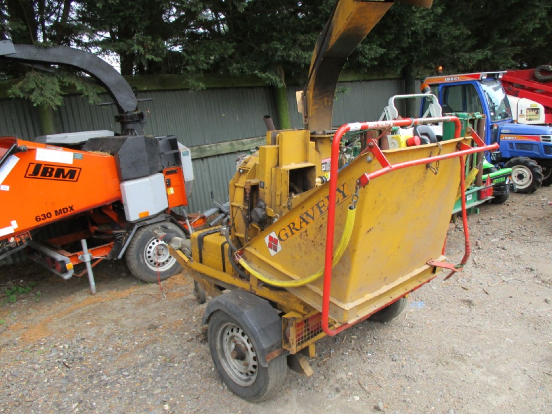 GRAVELEY TOWED CHIPPER WITH LISTER ENGINE - Image 5 of 7