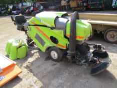 GREEN MACHINES RIDE ON PEDESTRIAN SWEEPER