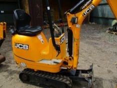 JCB 8008 CTS MICRO EXCAVATOR YR 2014