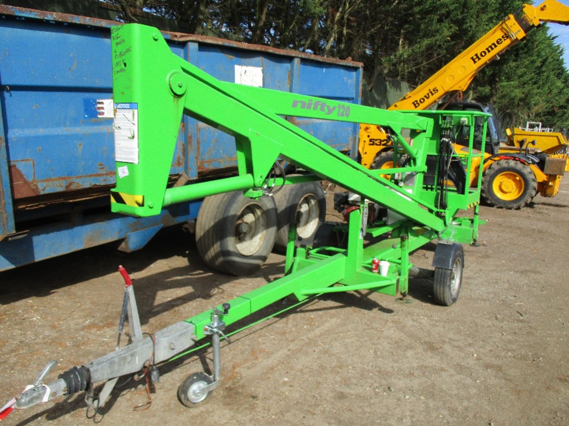 NIFTY LIFT 120 DUAL FUEL TOWED BOOM LIFT