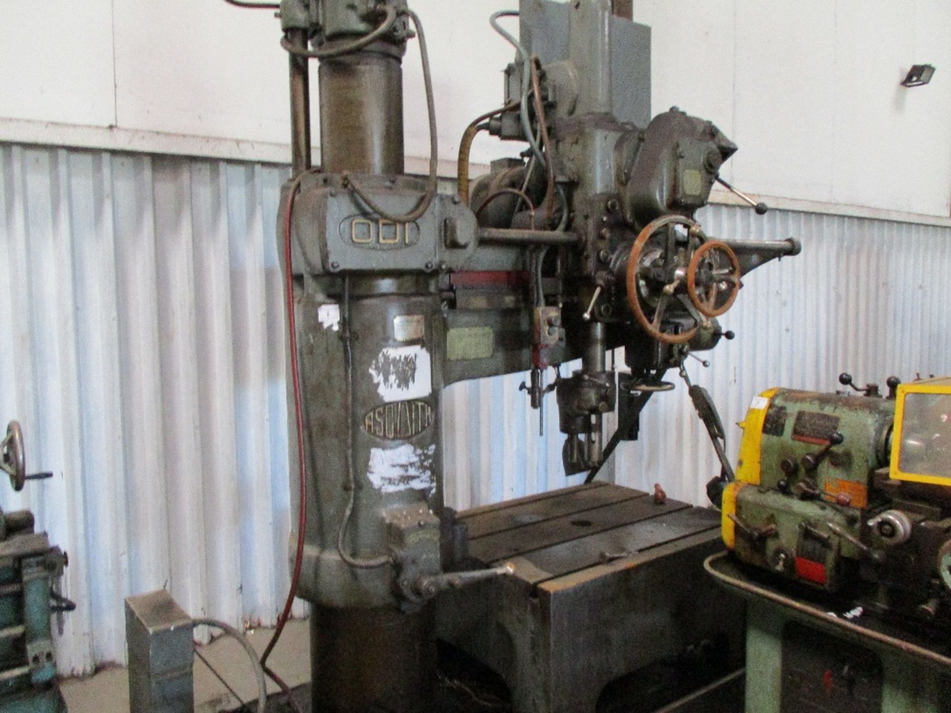 ASQUITH LARGE SIZED RADIAL DRILL, EX COMPANY LIQUIDATION