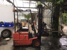 LINDE E12 BATTERY FORKLIFT