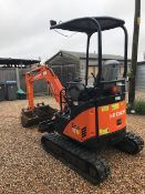 hitachi Zaxis 17U year 2007 expanding tracked excavator