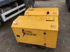 2X STEPHILL GENERATORS UNTESTED 8KVA RATED